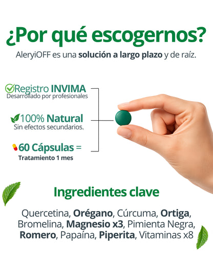 AleryiOff Tratamiento Antialérgico Natural
