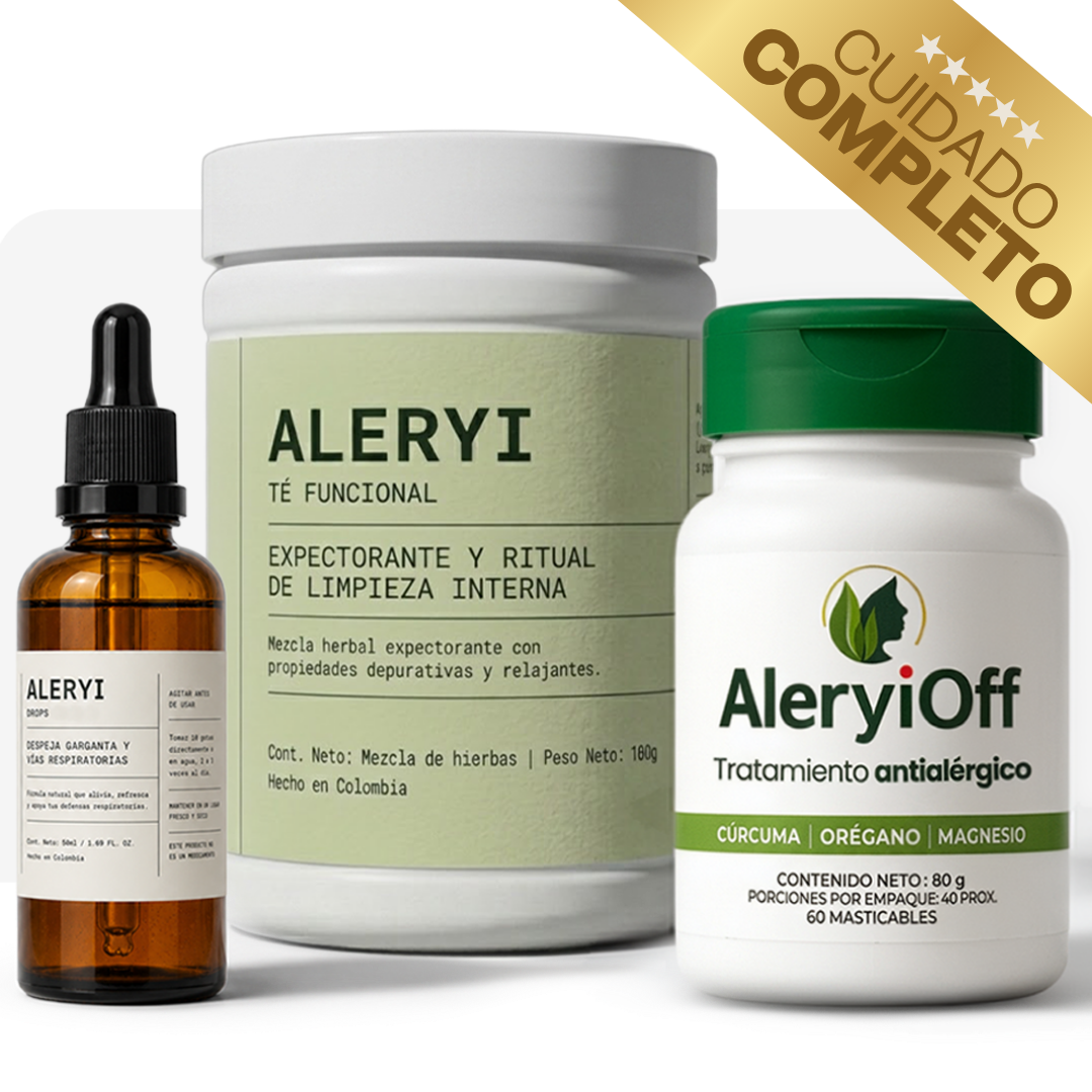 Aleryi + Drops Expectorantes + Té Funcional Limpieza Interna