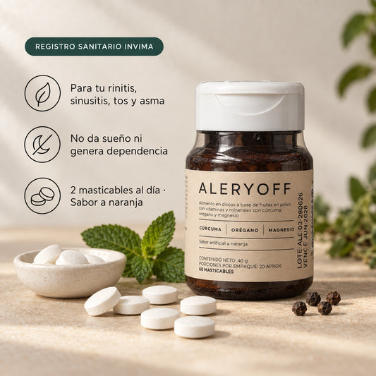 AleryOff - Alimento funcional control alergias